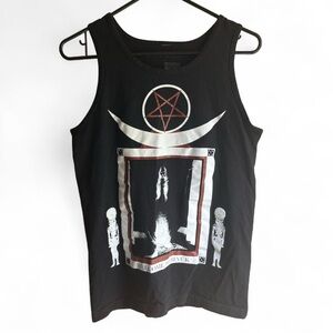 Black Scale Tank Top